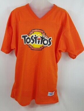 Tostitos Hockey Jersey AK Vintage Orange Tortilla Chips Mens size XL